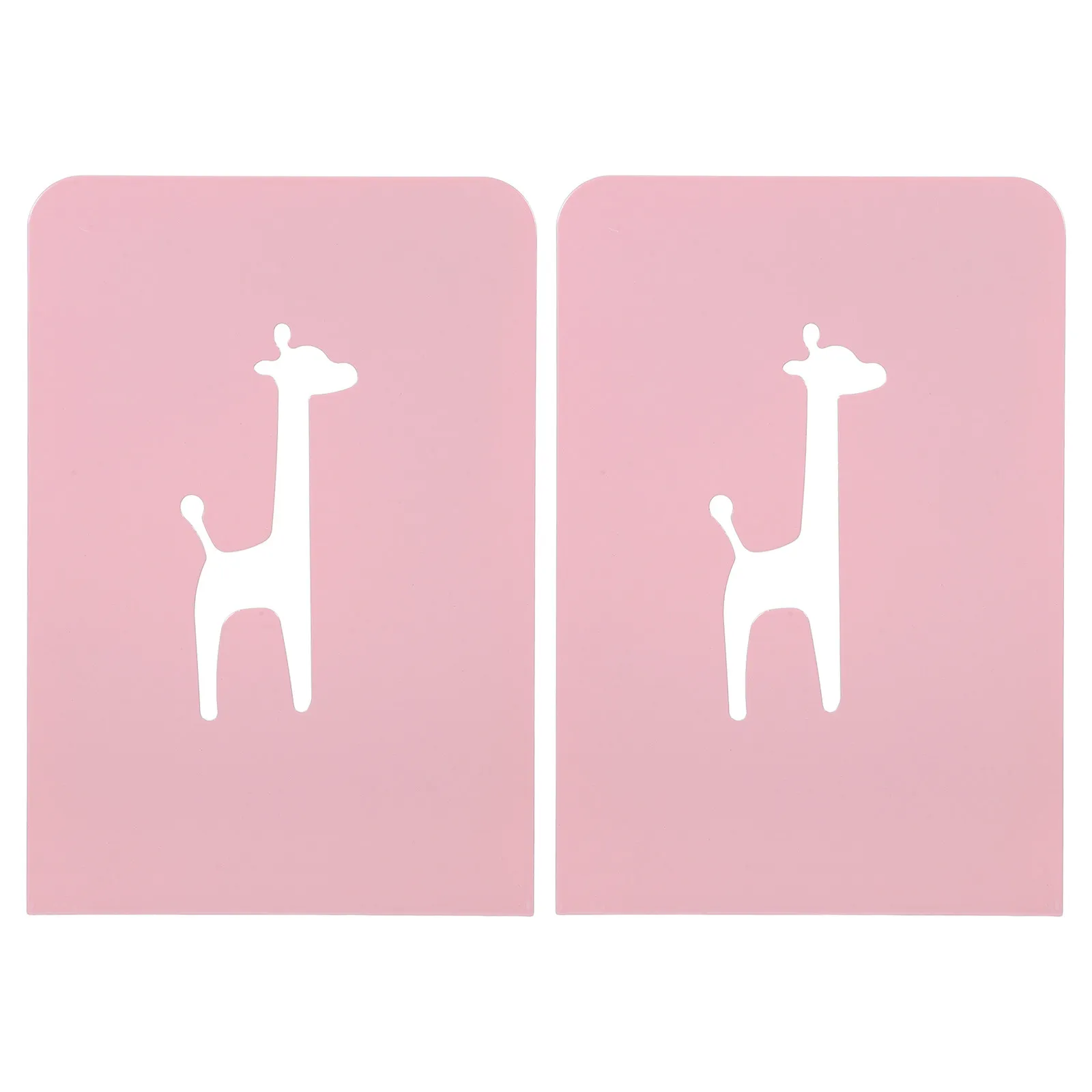 

2 шт. металлические подставки для книг в форме жирафа, декоративные органайзеры для книг для офиса, детской комнаты, полок, современные ограничители для книг в виде животных