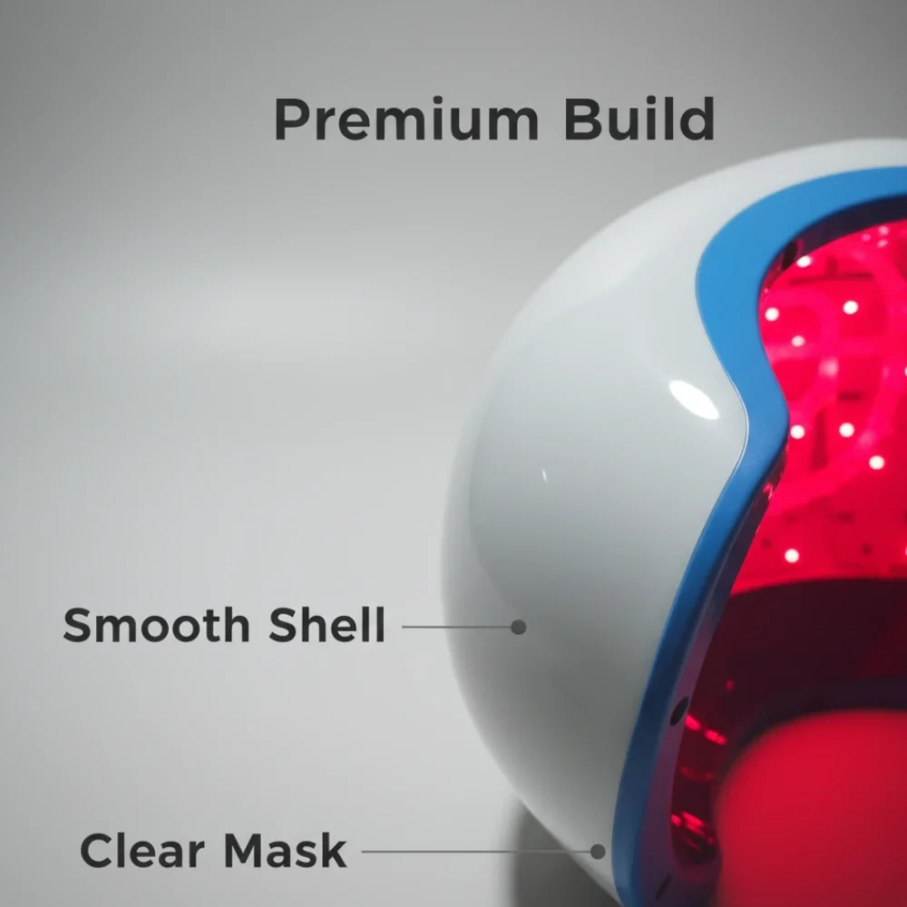 HLKGO Hair Growth Helmet Red Light Laser Helmet Hair Loss Treatments for Men and Women Anti Hair Loss Hair Regrowth Cap
