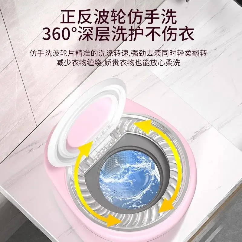 1KG ホームオートベビー&ママ洗濯機 下着用、細菌やダニを殺すために沸騰します
