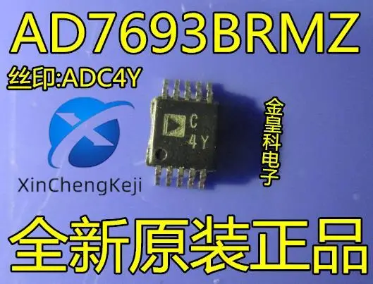 

10 шт. оригинальные новые AD7693BRMZ шелкография ADC4Y ADI MSOP10!