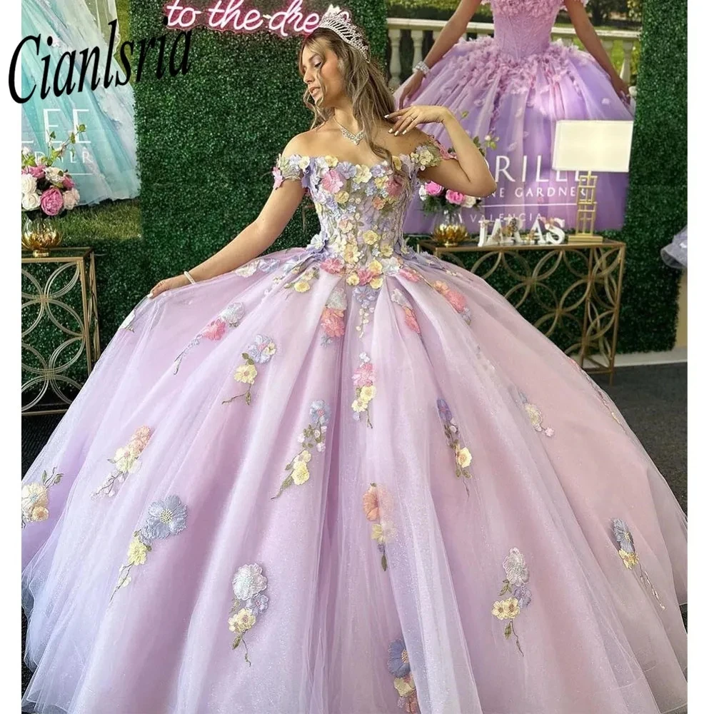 

Lilac Quinceanrea Dresses 2023 Sweetheart XV Para Eventos Especiale Sweet 16 Princess Vestido De 15 Quinceañera 2024