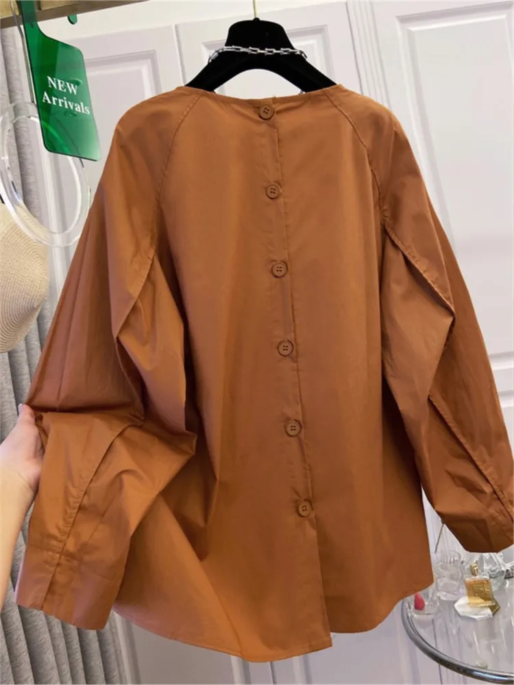 Frühling Lose Damen Shirt Sweatshirt Dünne Basis Shirt Patchwork Design Tragen T-shirt Bequeme Passform Rundhals Damen Tops