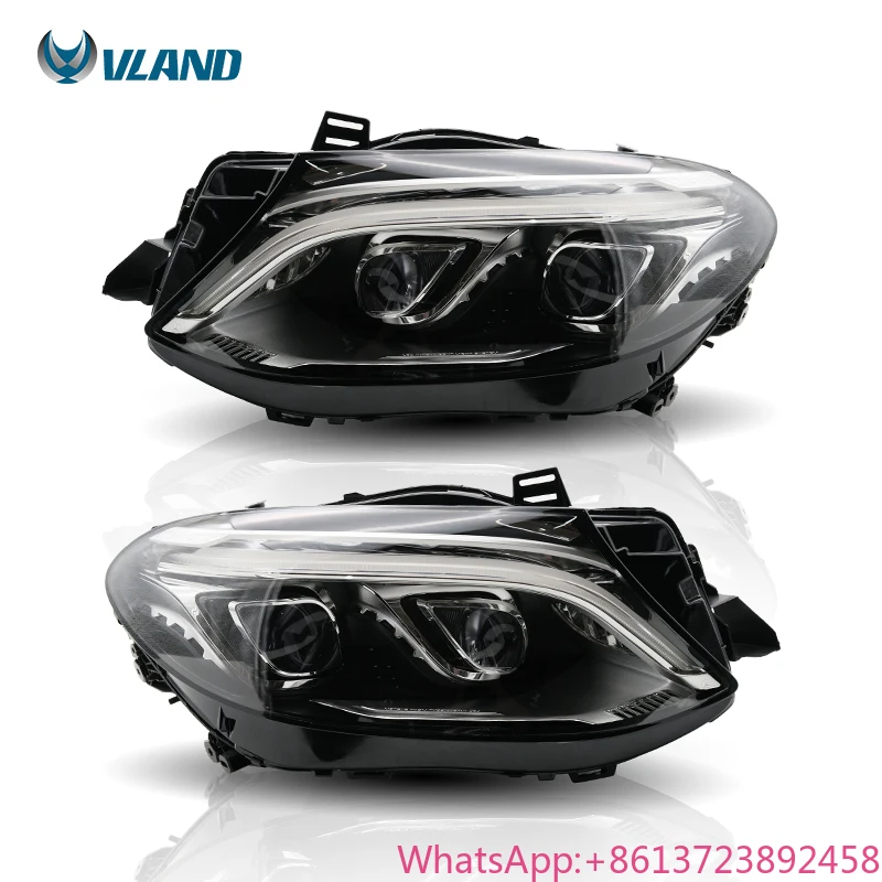 

Vland Manufacturer Wholesale Head Light Car Part Front Head Lamp for Mercedes Benz GLE X166 US Standard Deluxe Edition 2015-2019