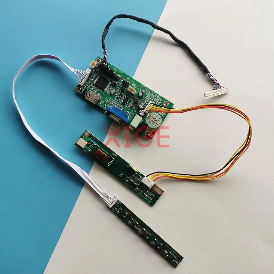 

For QD15XL09 QD15XL01 QD15XL04 QD15XL06 LCD Monitor Controller Drive Board DIY Kit HDMI+VGA 1024*768 LVDS 30-Pin 1024x768 1-CCFL
