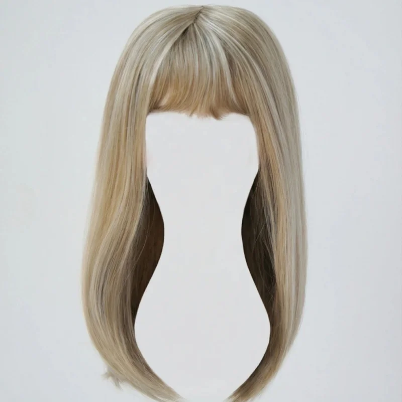 Jusuns JD371 9-10inch 10-11inch Soft Synthetic Mohair Doll Wig  Full Bangs Miranda BJD Hair OG Blythes  Meadow Doll Accessories