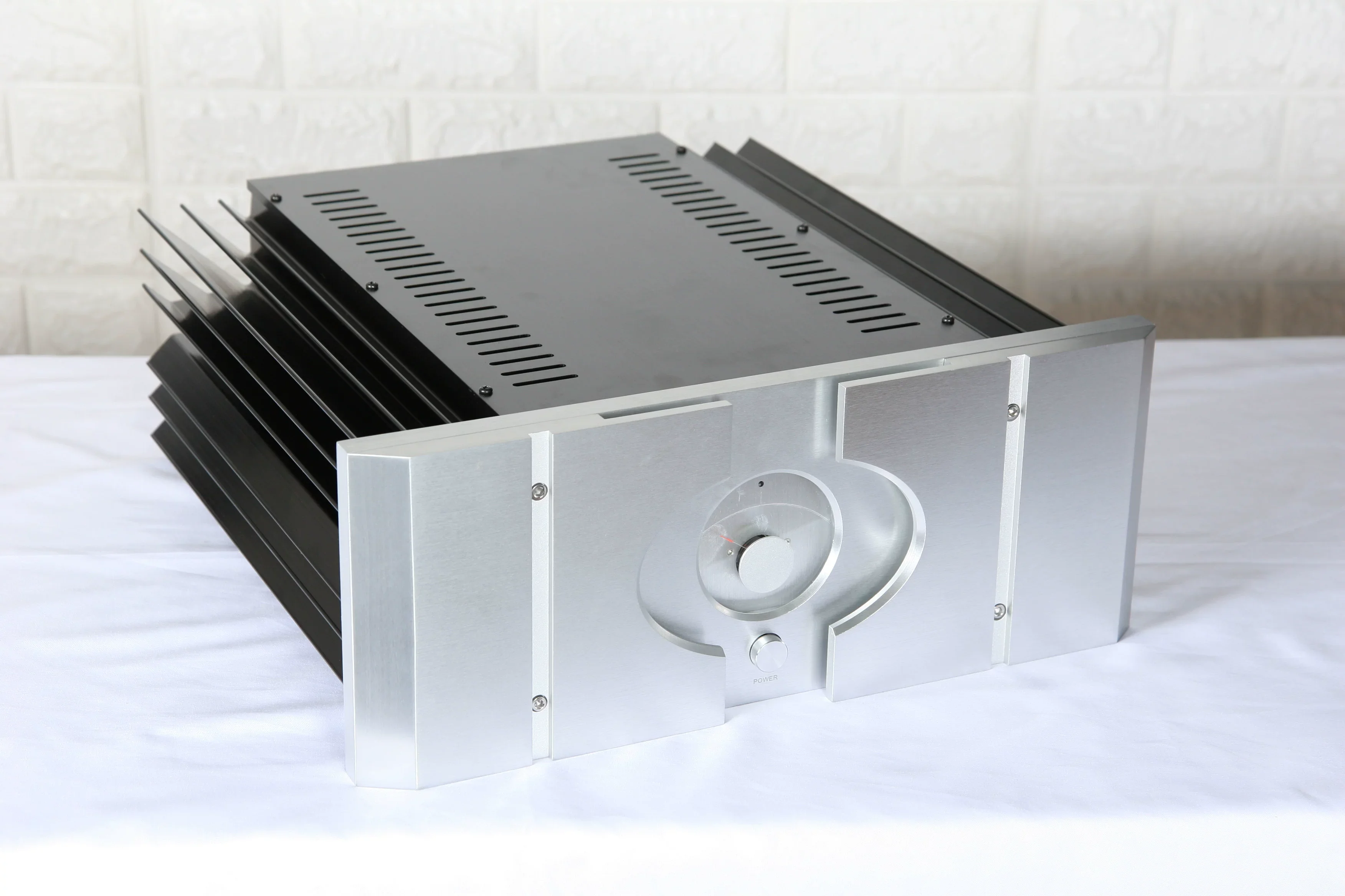 BRZHIFI Chassis Audio PASS XA30.5 Home Audio Amplifier Box Double Radiator Aluminum Enclosure Box Electronics Power Amp Case