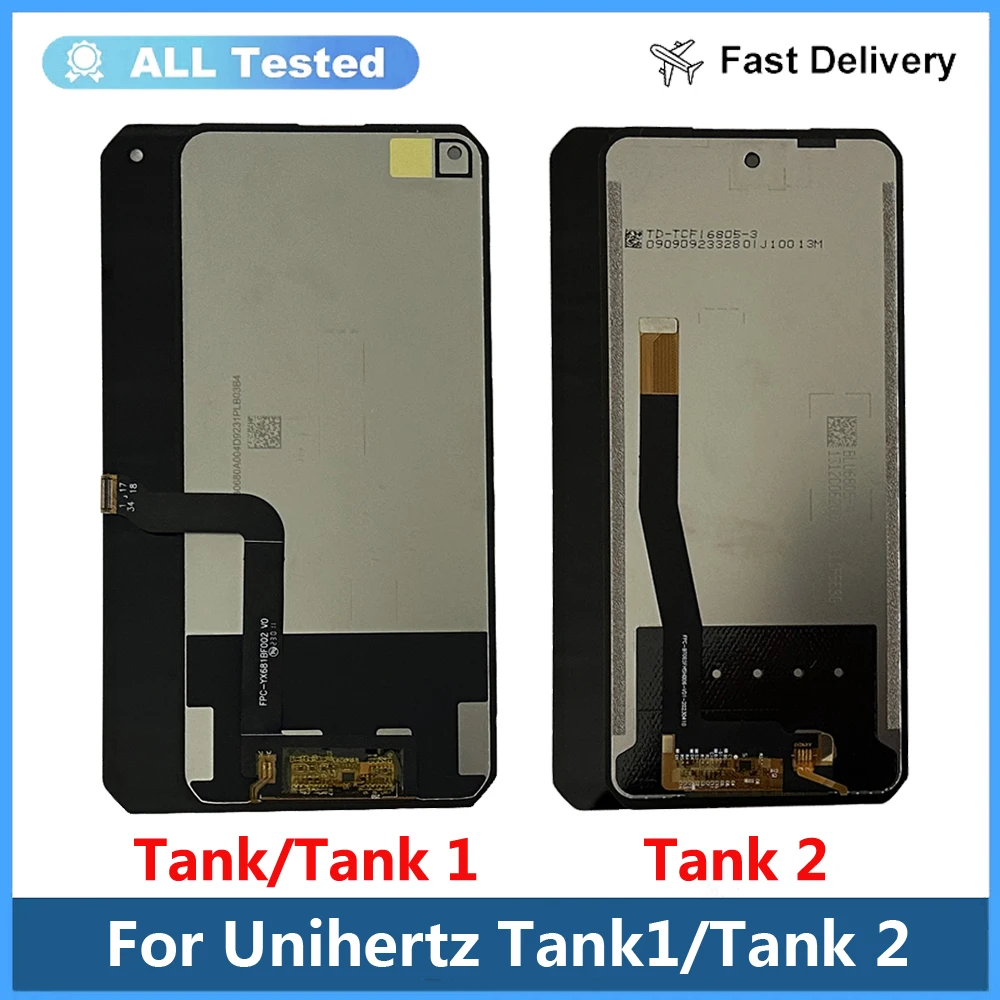 For Unihertz Tank 1 Tank LCD Display Touch Screen Assembly Replacement For Unihertz 8849 TANK 2 Tank2 Display LCD Sensor