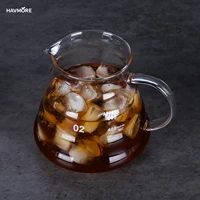 Havmore Clear Borosilicate Glass Espresso Barista Pour Over Coffee Maker Server Dripper Accessories Tools