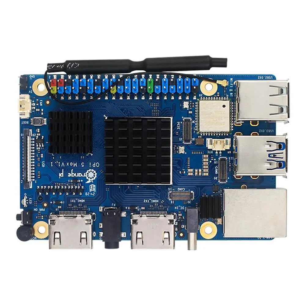ل Pi 5 ماكس الألومنيوم معدن بالوعة الحرارة تطوير تبديد الحرارة لوحة الحرارة التوصيل السلبي وحدة المعالجة المركزية التبريد G3Z7