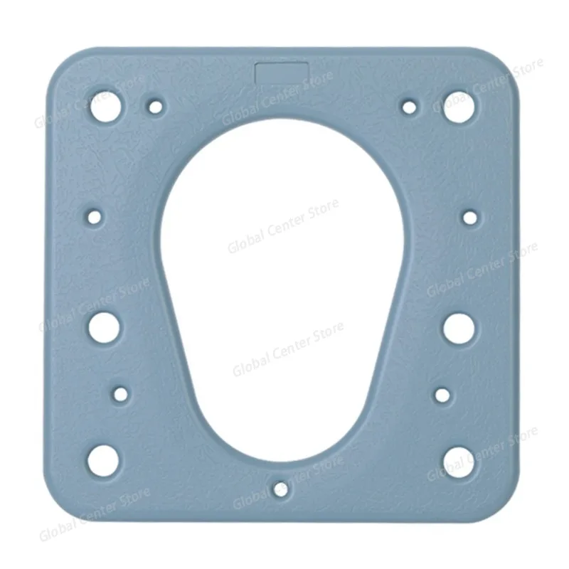 

Квадратная сидушка для туалетного стула для пожилых, нескользящее сиденье для унитаза с отверстиями, пластиковый аксессуар для портативного туалетного стула