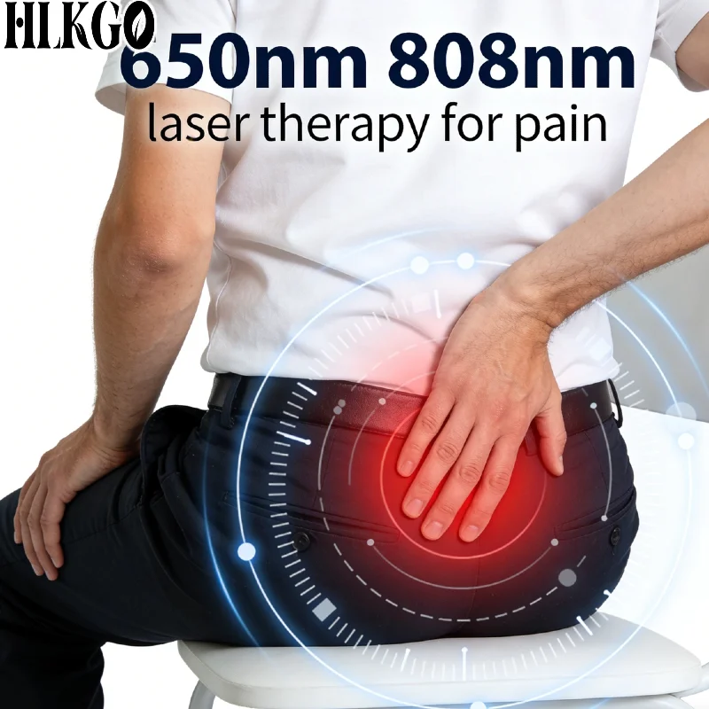 

Медицинский лазер LLLT для домашнего использования, неинвазивный, высокомощный, красный инфракрасный, для физиотерапии при артрите, болях в спине и воспалениях.