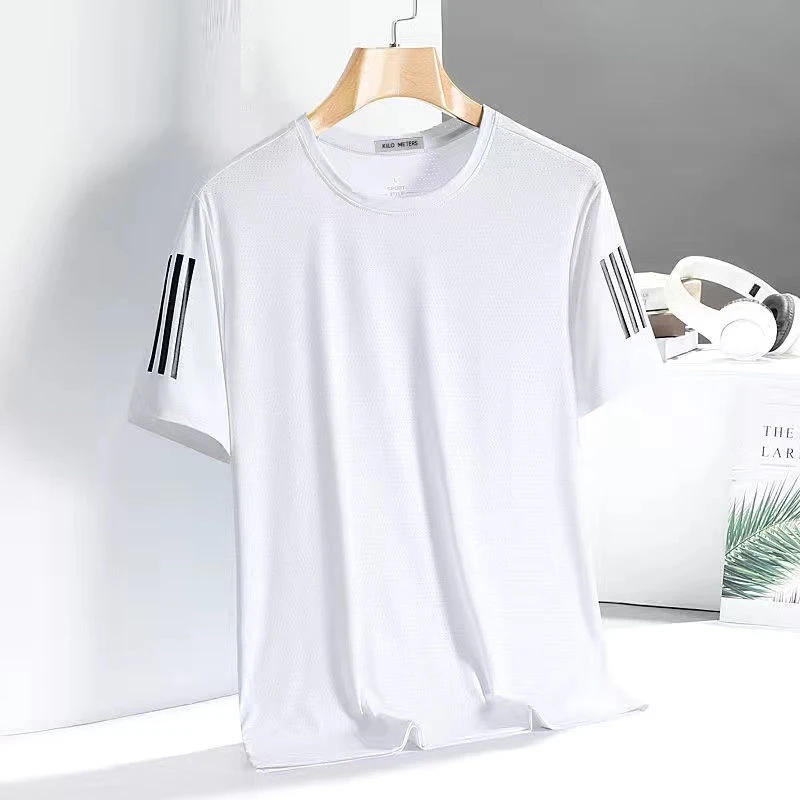 Xiaomi Mijia Summer Quick Drying T-shirt Men's Loose Breathable T-shirt Men's Casual Men's Ice Silk T-shirt Fashion Sports