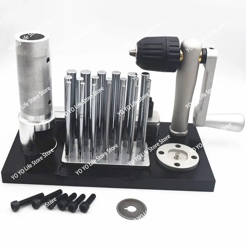 Desktop Professional Stainless Steel Manual Jump Ring Maker Machine Jewelry Tool Wire Drawing Machine Jewelry Collar Tool H50