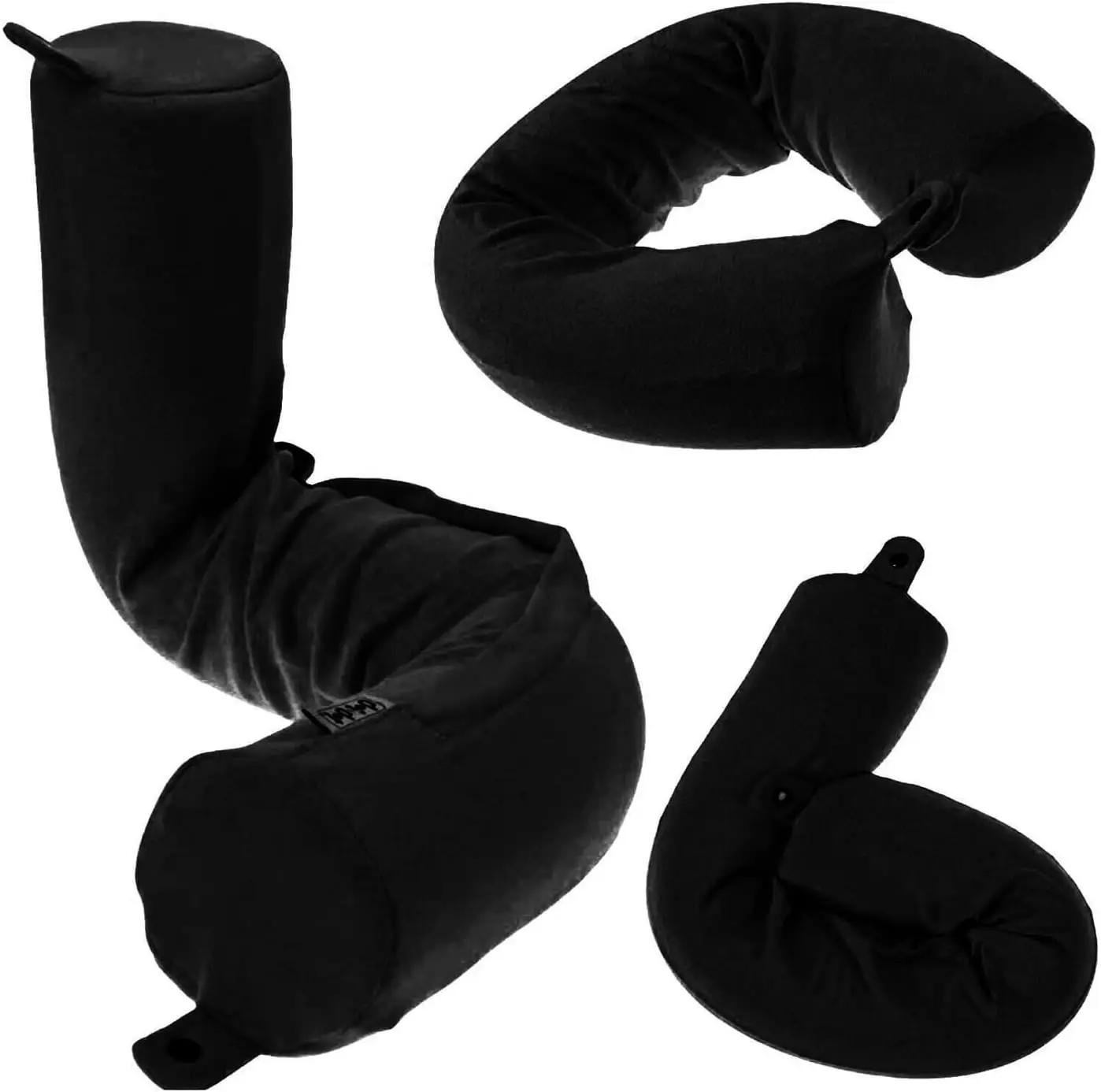 

Travel Neck Pillow with Memory Foam - Adjustable & Bendable Support for Airplane Sleeping - Chin, Lumbar, Leg Relief