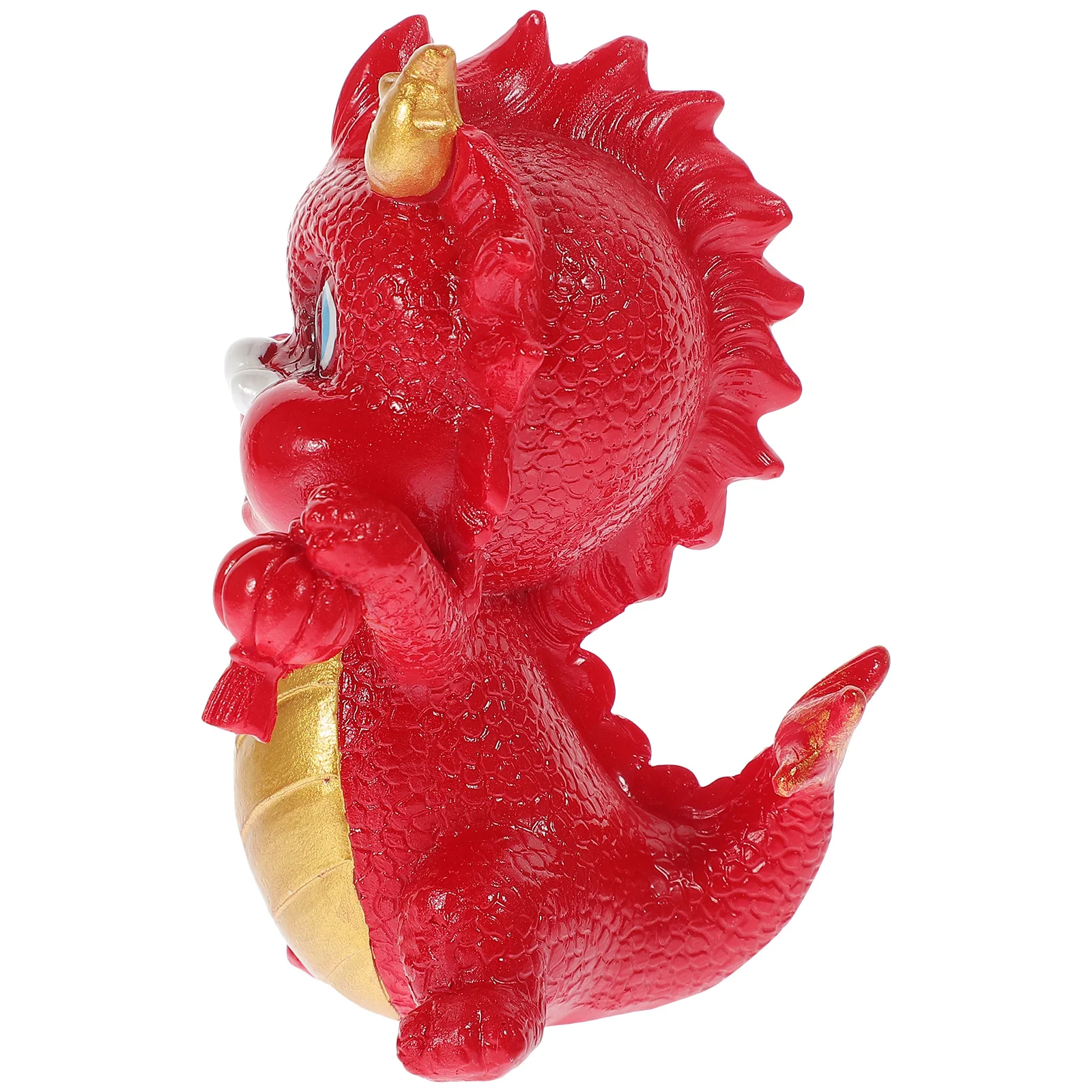 

Dragon Year Lucky Charm Resin Dragon Desktop Decor Chinese Style Animal Statue For Car Home Office Cabinet Indoor Decoration