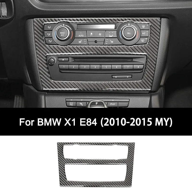 

For BMW X1 E84 (2010-2015 Model Year), Premium Carbon Fiber Car Central Air Conditioning Panel Interior Sticker Auto Accessories