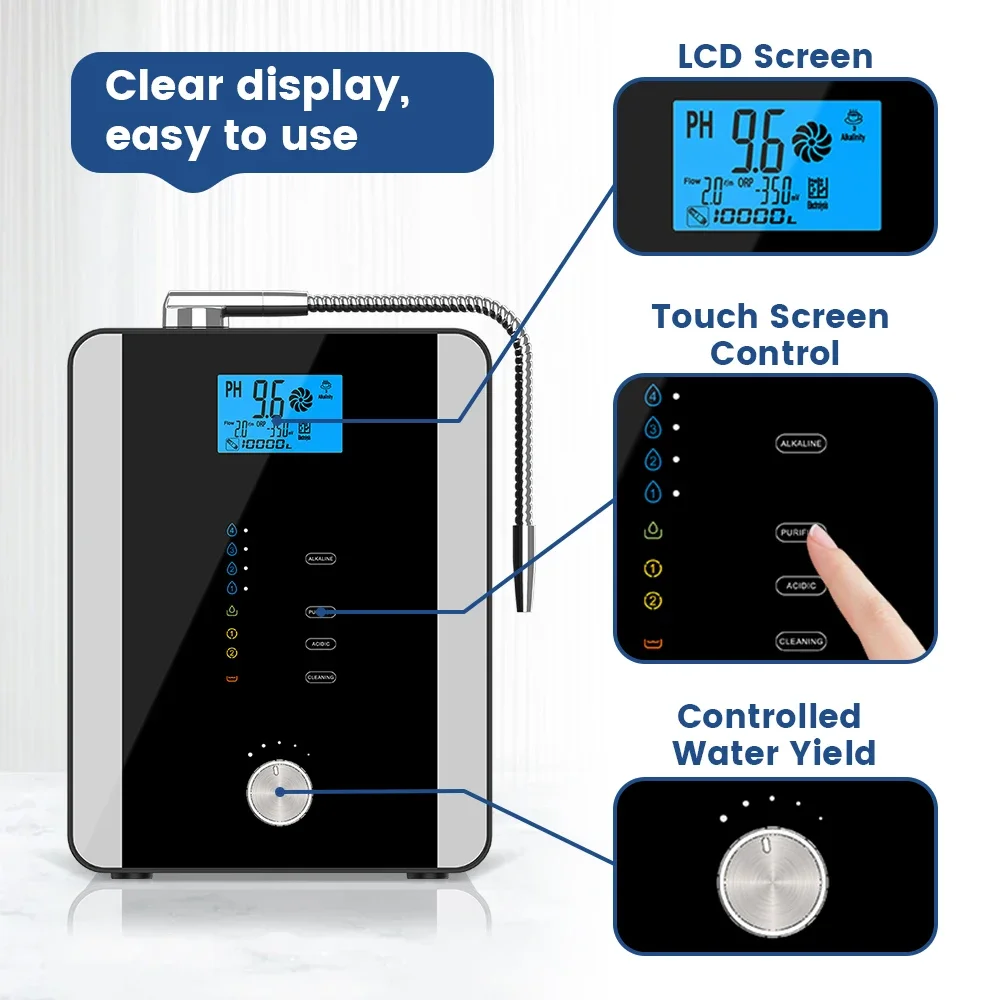 PH 3.5-11 Japan Tech Kangen Industrial Water Ionizer Commercial Alkaline Water Machine Kangan Water Machine