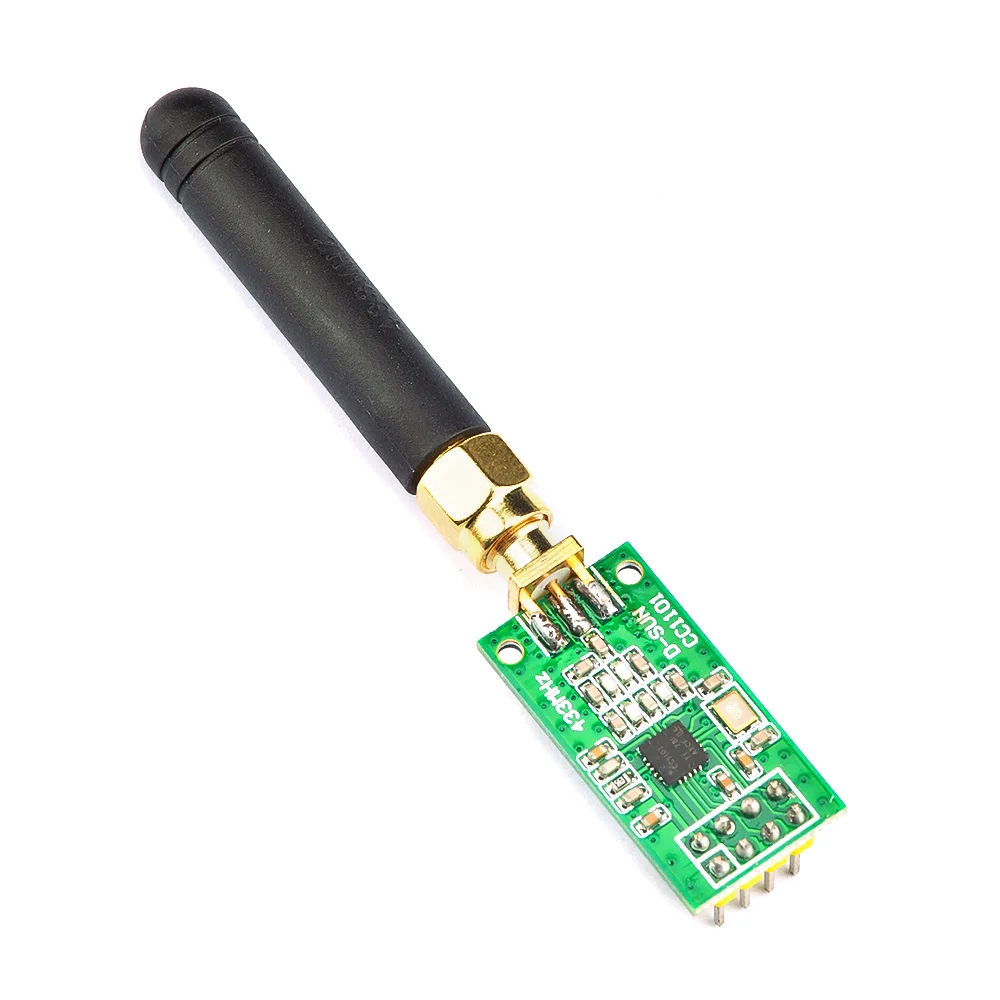 CC1101 Wireless RF Transceiver 433MHZ SMA Antenna Wireless Module 1.8-3.6V Long Distance Transmission Module with Antenna