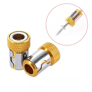 6.35mm Universal magnetic ring alloy screwdriver bit anti-corrosion Strong magnetizer Drill magnetic tool 8 Main sales drill deko - №4