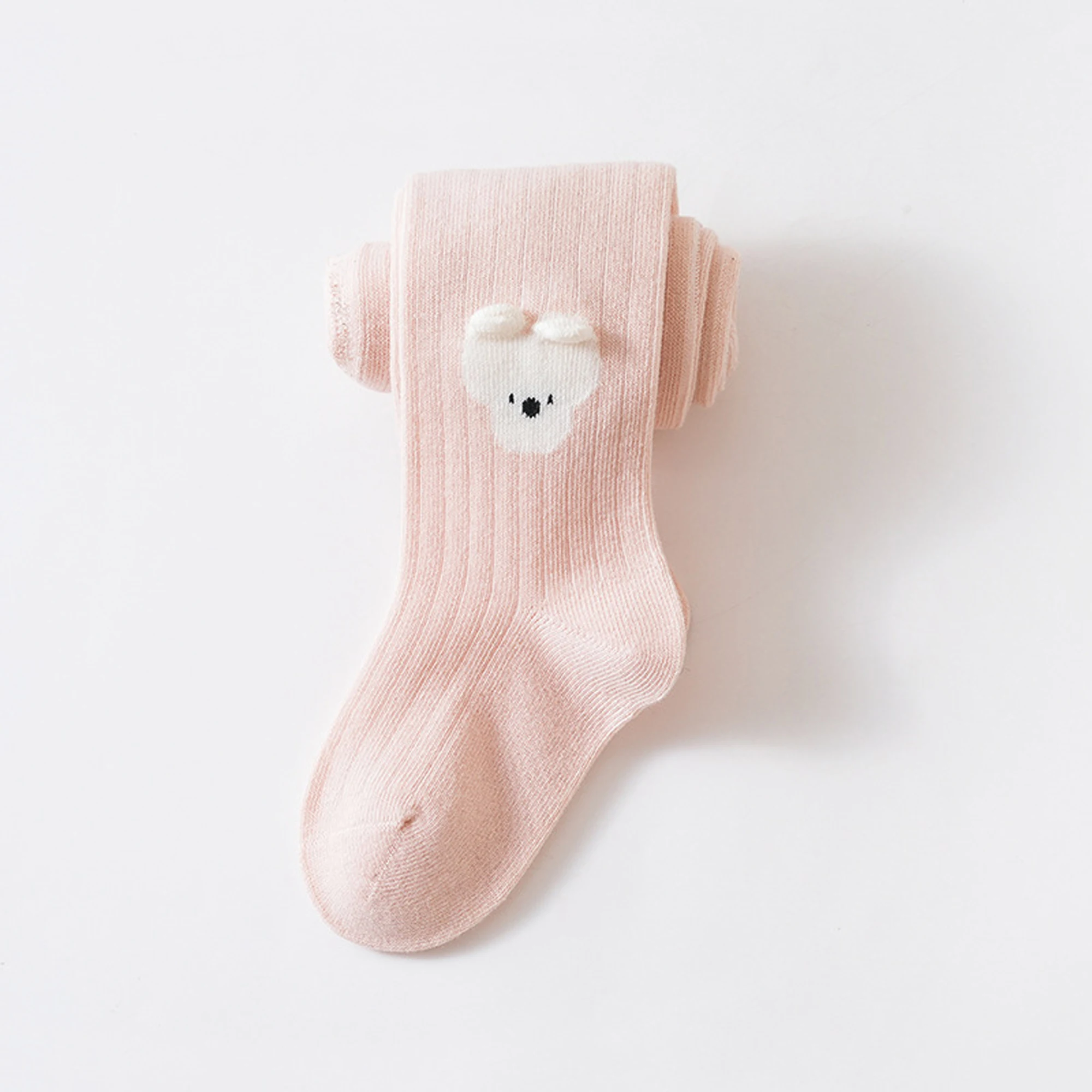 ユニコーンフラワーハートデザインの愛らしいベビーガールレギンス - 小さな女の子のための柔らかく伸縮性のある幼児用タイツ