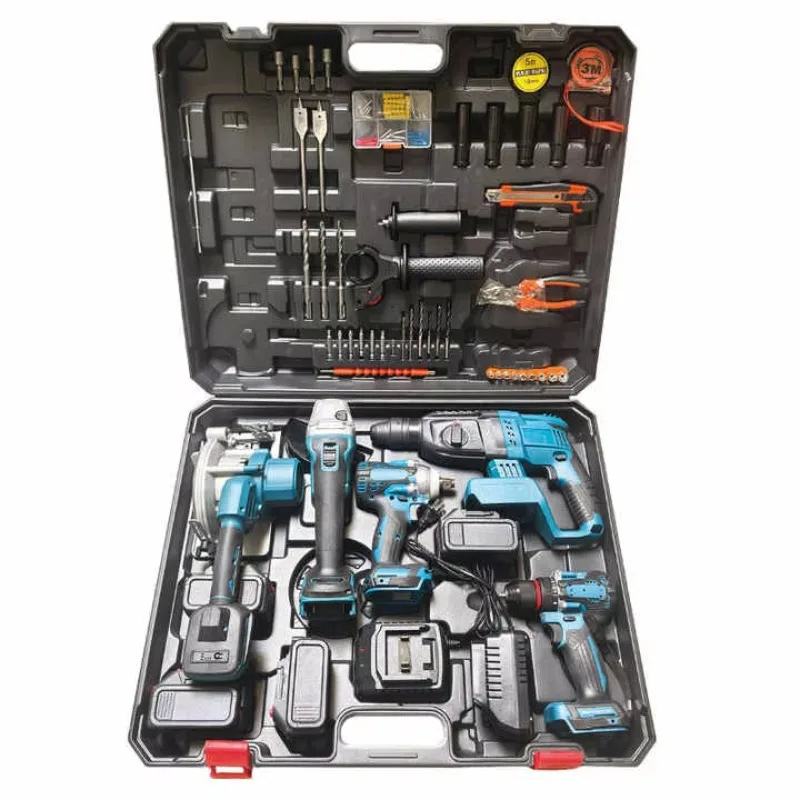 High Performance OEM Brushless Cordless Drill Set High Quality  Variable Speed  Lithium Battery Power Tools Kit