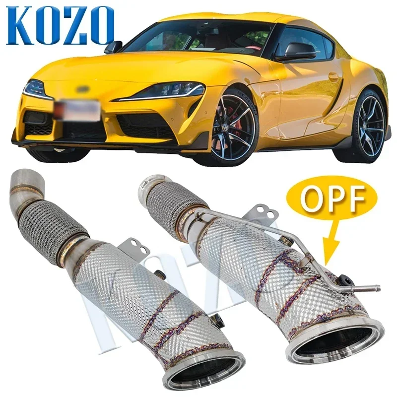 Catless Downpipe Exhaust Pipe for Toyota Supra A90 3.0T B58 engine 2019+