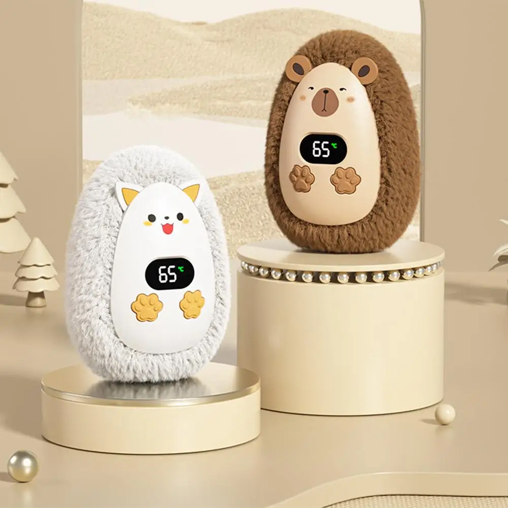 

New Plush Self-heating Cartoon Hand Warmer Winter Portable Rechargeable Hand Warmer Electric Hand Warmer Pocket Home Supply