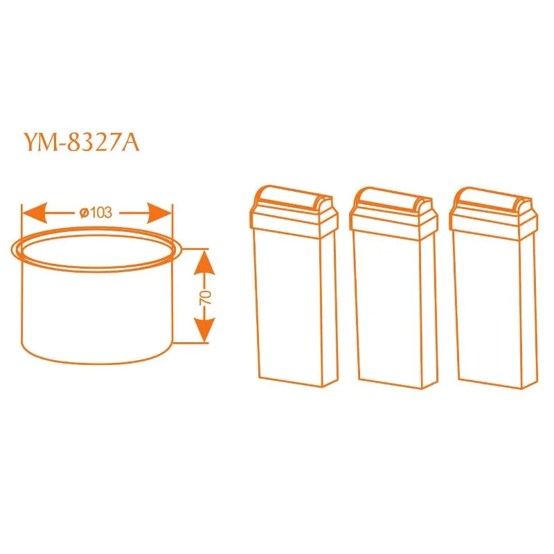 YTYIN 2024 سخان شمع لإزالة الشعر الساخن متعدد الوظائف الأكثر مبيعًا/آلة لصنع إزالة الشعر