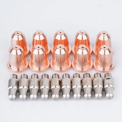 20Pcs S45 Nozzle 10pcs + Electrode10pcs