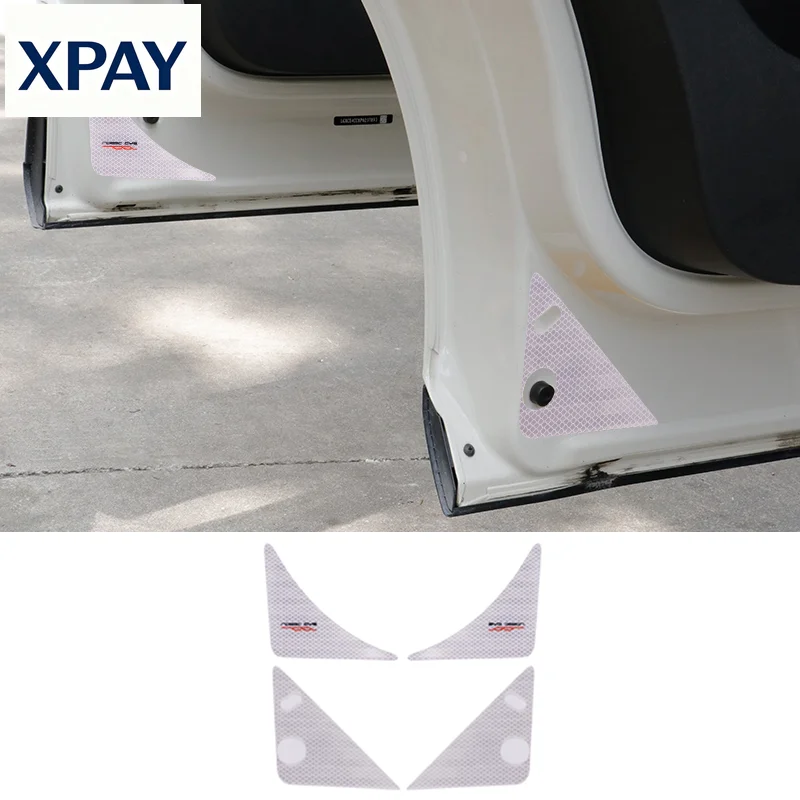 For BYD  Seagull&Dolphin MINI 2023-2025 Door Reflective Warning Sticker Door Anti-collision Sticker Automobile Supplies