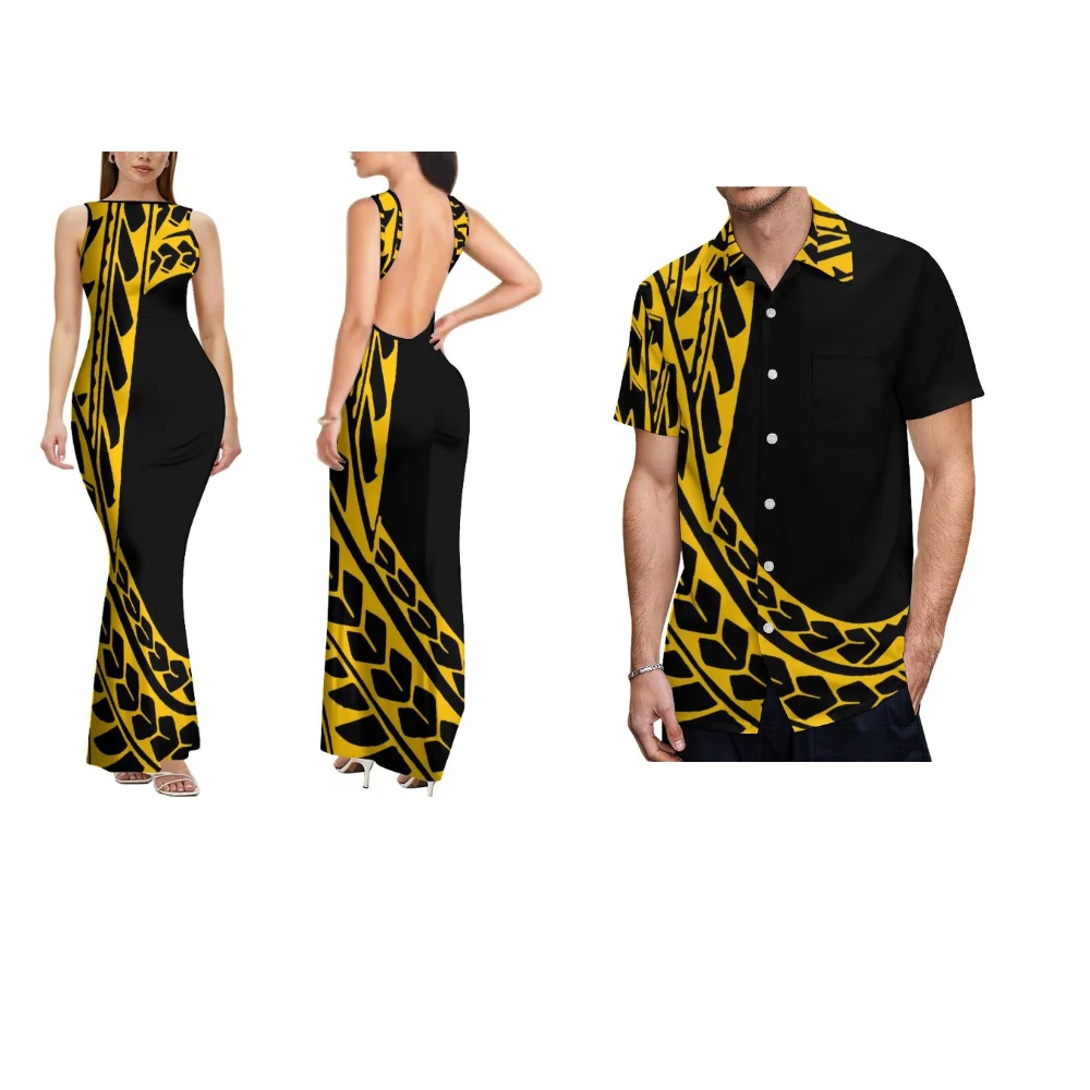 Полинезийское женское платье на