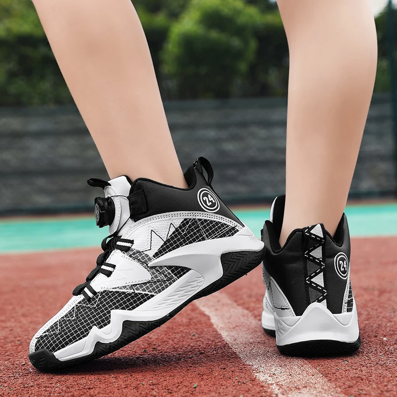 Children Basketball Shoes for Boys Shoes Non-slip Casual Kids Sneakers Breathable Girls Sports Shoes Boy Child Basket Trainer