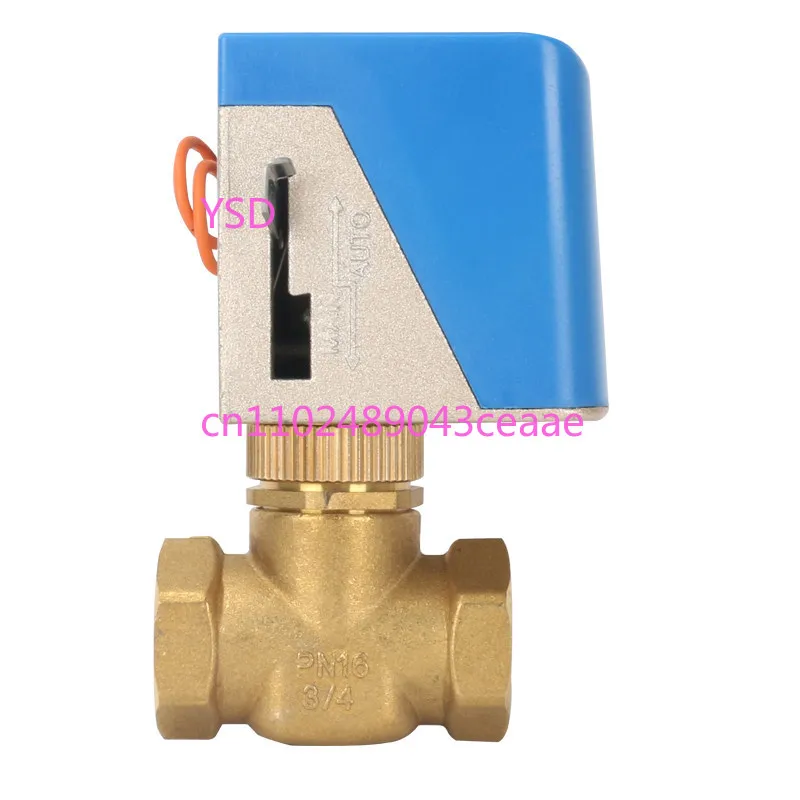 VA7010-A electric two-way valve central air conditioner fan coil two-way electromagnetic 6 points DN20