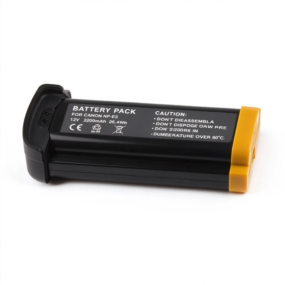 NP-E3 12V 2200mAh 26.4Wh Replacement NiMH Battery Pack for Canon EOS-1D 1Ds Mark II 1D Mark II 7084A001 7084A002 Digital Camera