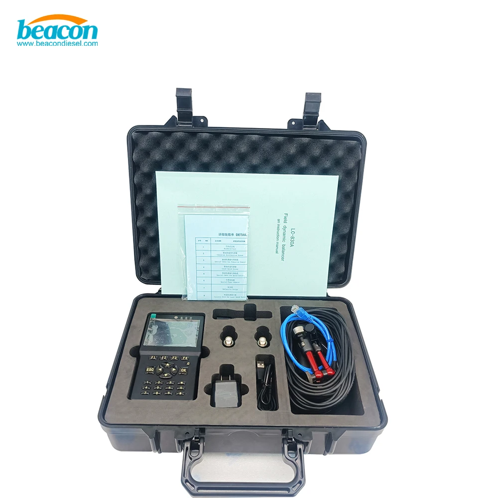 LC-830A Portable Dynamic Balancing Machine On-site Dynamic  Balancing System Machine