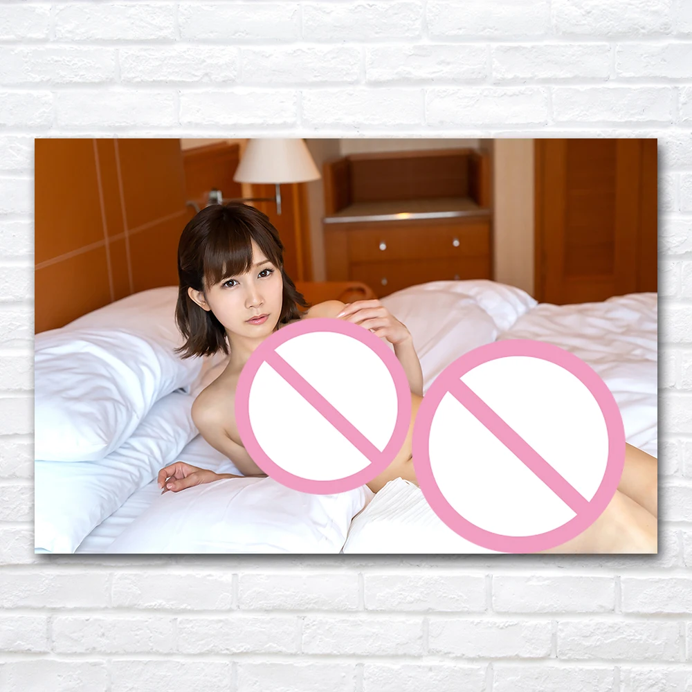 Canvas Paintings Beautiful Kawaii Asian Girl Posters Wall Art Prints Picture for Bedroom Home Decor