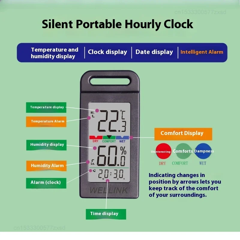  Outdoor Digital Thermometer Hygrometer Indoor Room Temperature Humidity Meter Sensor Gauge Weather Station for Camping image 4