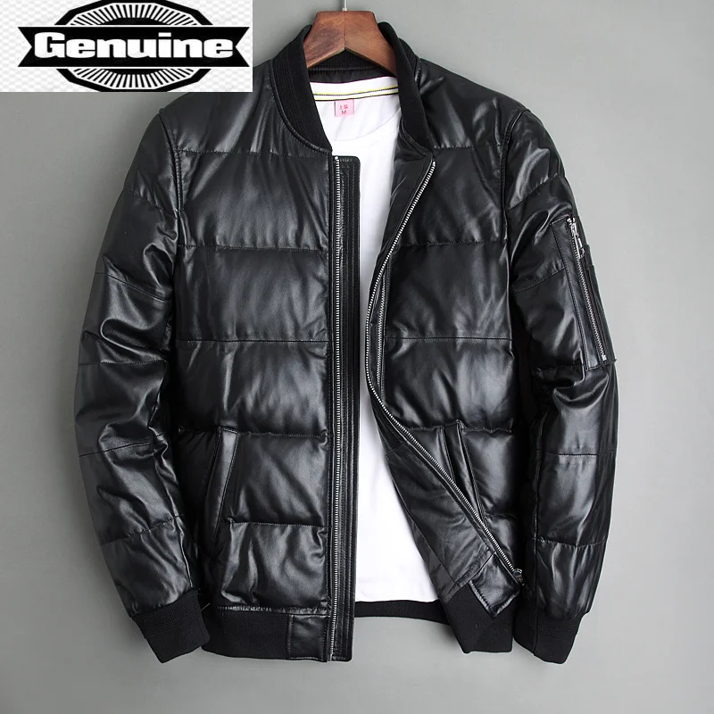 Jacket 2023 Men's Clothing Men Autumn Winter Down Jacket 9XL Real Sheepskin Clothes Thick Coat Male Ropa Hombre LXR393