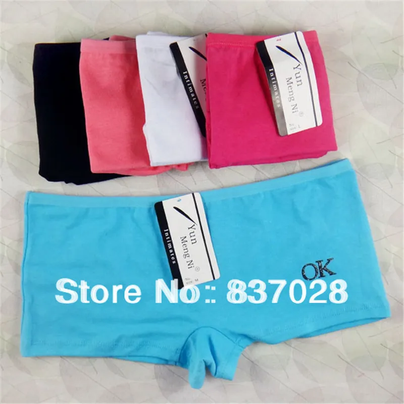 حار بيع 5 قطعة/الوحدة المرأة سراويل القطن السيدات الطباعة ملخصات بويشورت الملابس الداخلية موافق كلمة 86568 #1