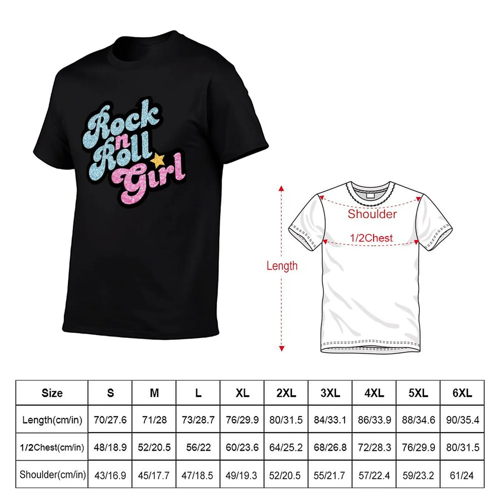 Rock n' Roll Girl T-Shirt shirts graphic tees boys whites mens champion t shirts