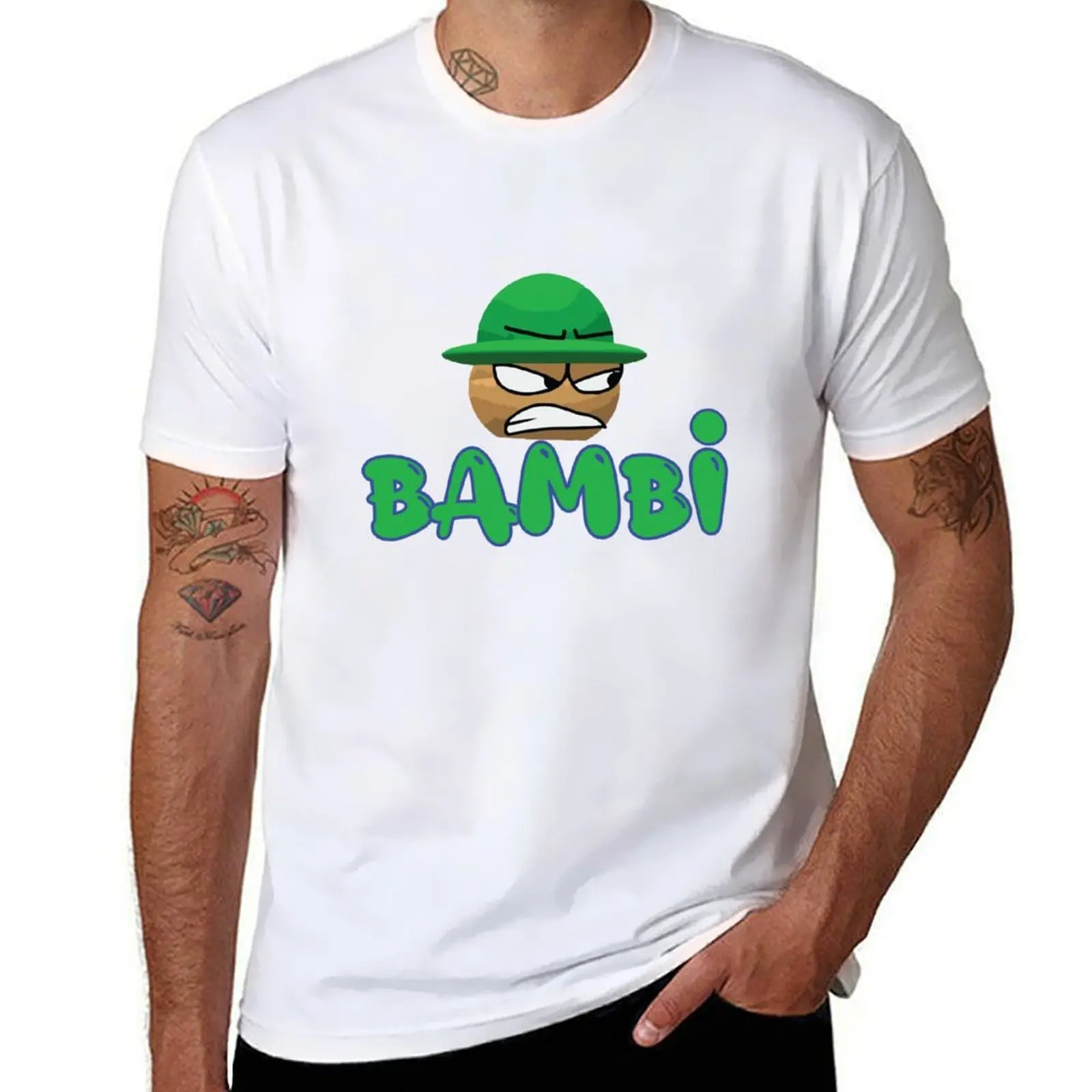Camiseta dave y bombi fnf, camisetas para hombre, Camiseta de algodón para hombre, camiseta de verano