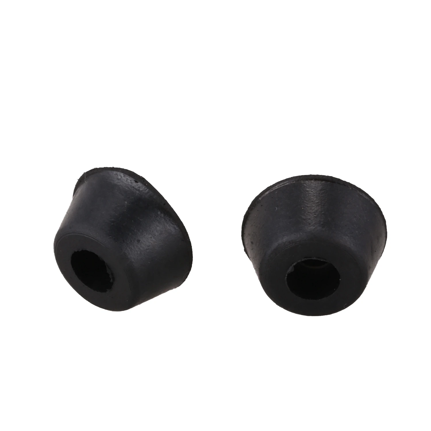 High-end 10 Pcs 21mm x 10mm Conical Recessed Rubber Feet Bumpers Pads Black