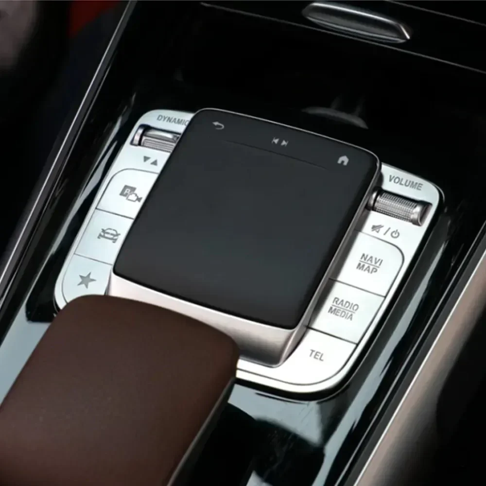 لمرسيدس بنز EQB EQA A B CLA GLE GLS GLB W177 W247 C118 W167 سيارة مركز وحدة التحكم الوسائط زر الماوس ملصقات الكسوة الزخرفية #3