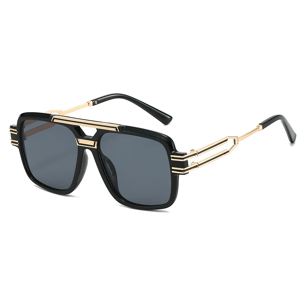 

2025 New Fashion Retro Sunglasses Big Frame Men's Sunglasses Punk Women Sun Glasses UV400 Protection