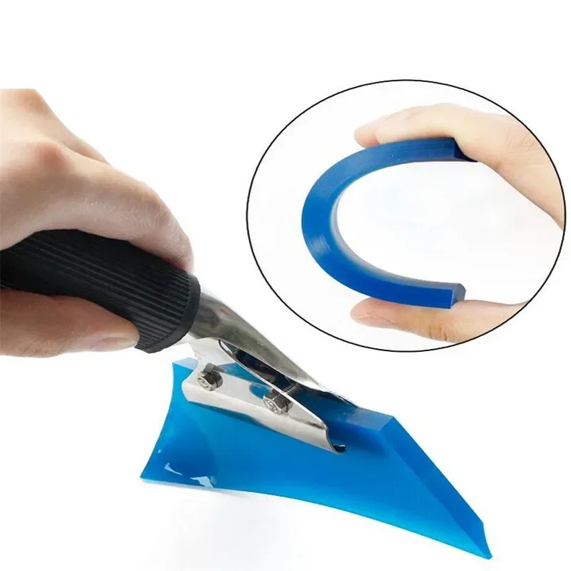 1PC Blue Razor Blade Scraper Water Squeegee Tint Tool for Car Auto Film For Window Cleaning Newest Dropping Shipping