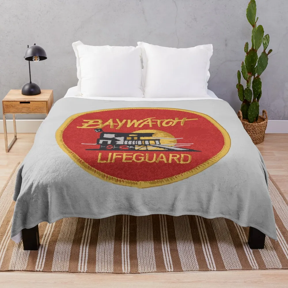 Baywatch badge - uniform Throw Blanket Vintage Luxury Thicken sofa bed Blankets