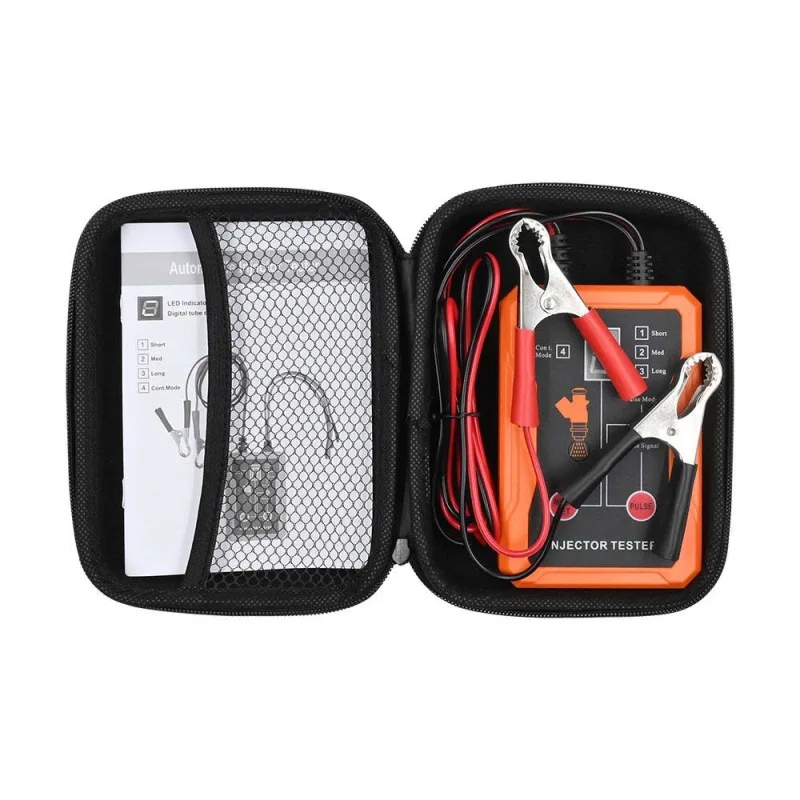 full set Fuel Injector Tester DIY Cleaner Set 4/8 Pulse Modes Car Fuel Cleaning Injector Work with Fuel Pressure Tester Car HOT