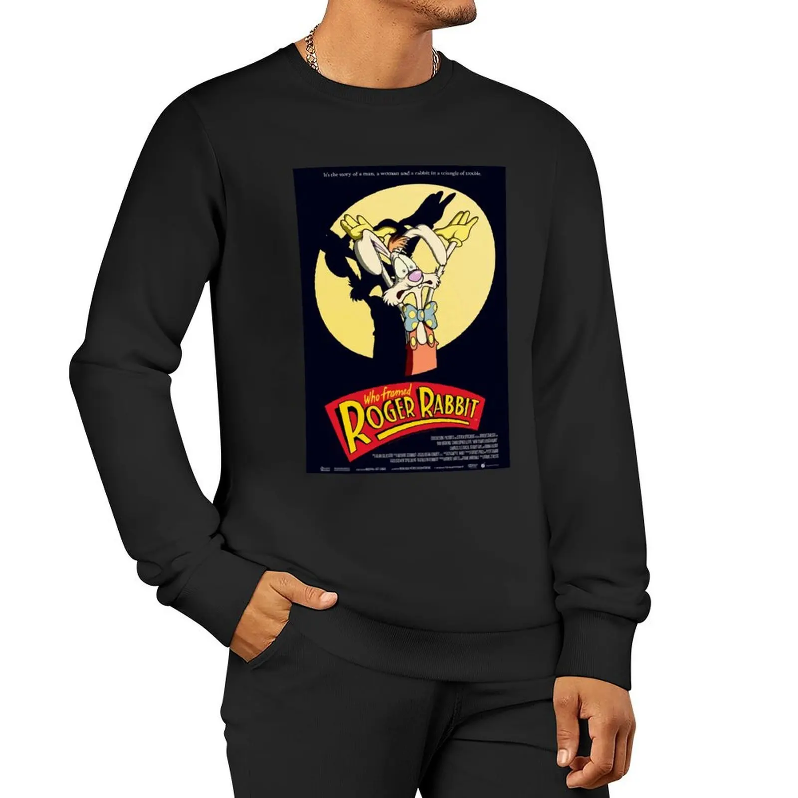 

Roger Rabbit Movie Poster Pullover Hoodie men clothes clothes for men new in hoodies & sweat-shirt