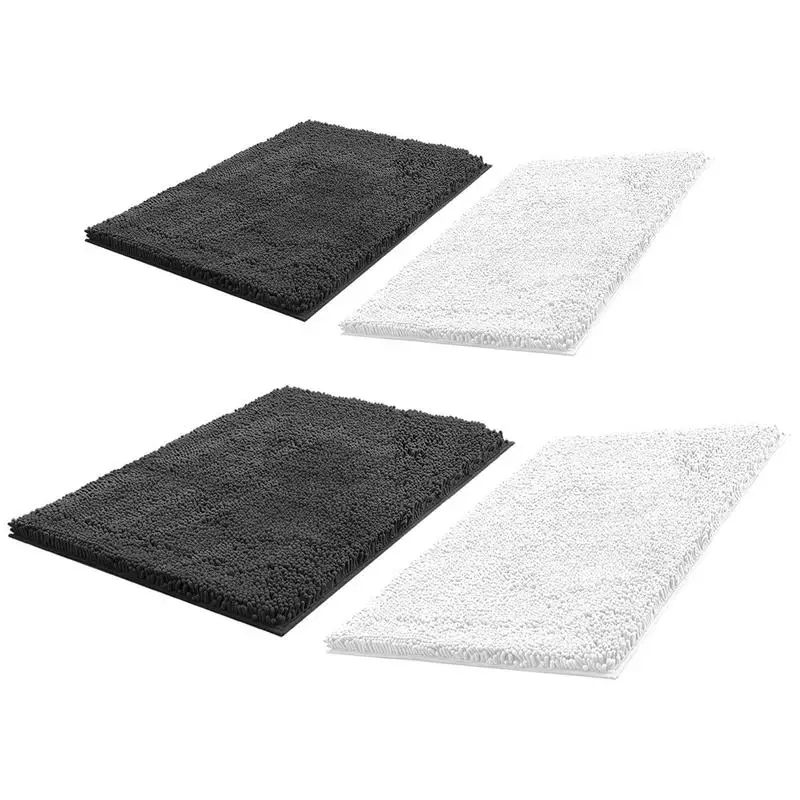 Bathroom Floor Mats Non Slip Shower Bathroom Rug Memory Foam Carpet Soft Foot Mat Stone Floor Super Absorbent Quick Dry Rug