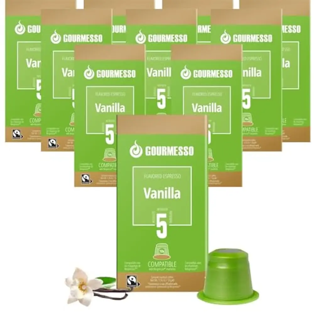 

100Ct Vanilla Flavored Pods | Compatible With Original Sule Hines | Espressoflavor Vanilla Coffee Sules | Fairtrade